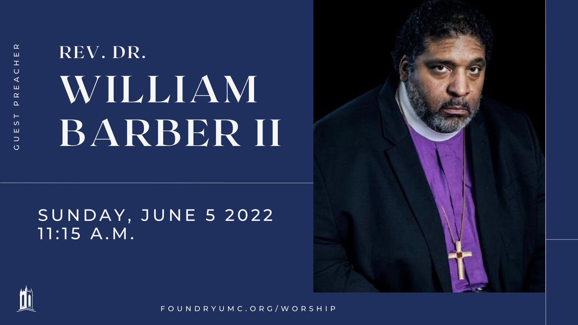 Worship: Pentecost with Guest Preacher Rev. Dr. William Barber II